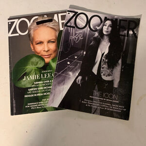 Zoomer Magazine Oct/Nov 24 & Dec 24/Jan 25 Cher Jamie Lee Curtis